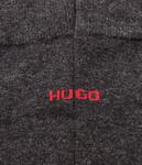 Носки мужские Hugo Bodywear высокие с логотипом бренда 3 пары, серый - фото 4