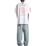 Футболка Balenciaga с принтом на спине, черный - фото 7