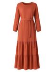 Летнее платье WENOR FERAY, оранжево-красный - фото