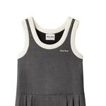 Мини-платье grisaille MIU MIU, серый - фото 6