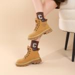 Ботинки Martin Boot женские Saturday Mode, желтый - фото 11