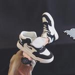 Кроссовки WARRIOR Skateboarding Shoes Unisex High-top Black/Beige, черный/бежевый - фото 11