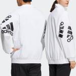 Куртка унисекс белая Adidas, белый - фото 6