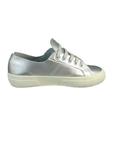 Серебряные кроссовки Superga - фото 4