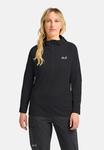 Топ Jack Wolfskin PRELIGHT TRAIL HOODED, Black - фото