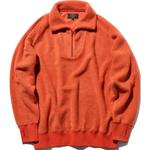 Plus High neck Fleece Sweater Beams, зеленый - фото 3