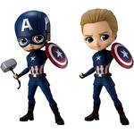 Фигурка Qposket Captain America из коллекции MARVEL в стиле чиби BANPRESTO - фото