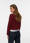 Кардиган Vero Moda BANG O NECK, Syrah/Red - фото 3