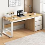 Стол письменный Naijia 120 см с ящиками и полкой, цвет Yu Mu - фото