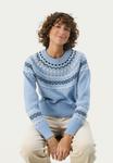 Джемпер Part Two Jumper, Soft Chambray Jacquard/Light Blue - фото 5