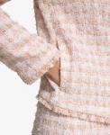 Женский твидовый пиджак Calvin Klein с открытым передом, Pristine Multi - фото 5