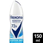 Антитранспирант Деоспрей Nonstop Protection Cotton Dry 150мл Rexona - фото 4