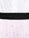Шорты со стразами MSGM, розовый - фото 5