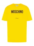 Футболка с принтом логотипа Moschino, желтый - фото
