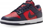 Кроссовки Nike Mens Dunk Low Retro, University Red White Obsidian - фото