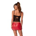 Женский бюстгальтер из прозрачной сетки Mercy Edikted, черный - фото 6