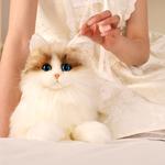 Персидская кошка плюшевая кукла высота 50см OUZAI - фото 5