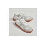 Женские низкие скейтбордские кеды Help, белые - фото 5