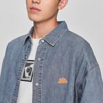 Lee Джимовая рубашка мужская light blue - фото 8