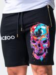 Шорты SkullPaint черные MACEOO - фото 4