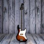 Басс гитара Fender Gold Foil Jazz Bass, 2-Color Sunburst - фото 4