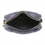 TORY BURCH Сумка через плечо с монограммой из ткани и кожи коровы - фото 5