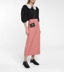 Кроссовки с кристаллами Miu Miu, черный - фото 2