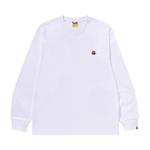 Футболка BAPE Bee One Point Long-Sleeve Tee, White - фото