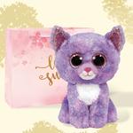 Ty Плюшевая игрушка Cassidy Lavender Cat - фото 9