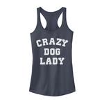 Майка с графическим рисунком Crazy Dog Lady для юниоров - фото