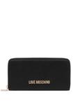 Love Moschino кошелек с логотипом, черный - фото
