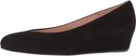 Туфли French Sole Women's Cubic Wedge Heel, Black Suede - фото 4