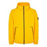 Куртка logo patch hooded zip-up jacket 'yellow' Stone Island, желтый - фото