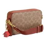 COACH Кожаный клатч кроссбоди Snoopy - фото 3