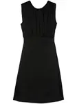 Платье миди без рукавов JIL SANDER, черный - фото