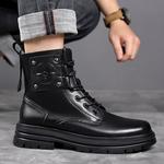 Мужские черные ботинки Martin Boots Romon - фото 4