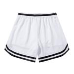 SUPEREALLY СУПЕРАЛЬНО баскетбольные шорты унисекс, Белый - фото 5