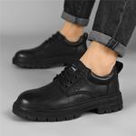 Рабочие ботинки мужские низкие черные AOKANG, черный (стандартный размер спортивной обуви) - фото 7