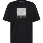 Футболка с логотипом на лице Acne Studios, черная - фото