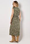 Платье Apricot ANIMAL PRINT MIDI , Khaki - фото 2