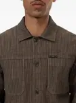 Куртка-рубашка в полоску Closed, коричневый - фото 5