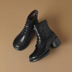 Ботинки Martin Boot женские Zhr, черный - фото 6