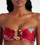 Бикини Rhiannon в стиле пейсли Zimmermann, Red Multi Paisley - фото 4