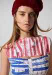 Топ Desigual LETTERING OPENING, White - фото 4