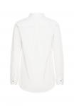 Блуза PULZ Button-down blouse, Bright White/Off-White - фото 7