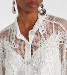 Гипюровая рубашка Лебединое озеро Farm Rio, Off-White - фото 4