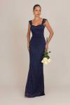 Платье WAL G. AMI MAXI DRESS, Navy Blue/Dark Blue - фото