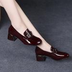 Devanro Женские лоферы черно-красные, цвет Red - фото 5