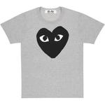 Футболка унисекс CDG, серый - фото