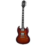 Гитара Epiphone SG Prophecy, звукосниматели Fishman Fluence, отделка Aged Bengal Tiger Burst - фото